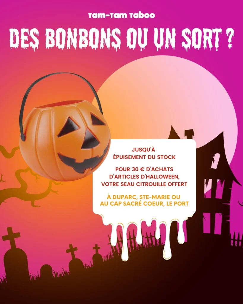 🎃 Halloween arrive chez Tam Tam Taboo ! 👻✨