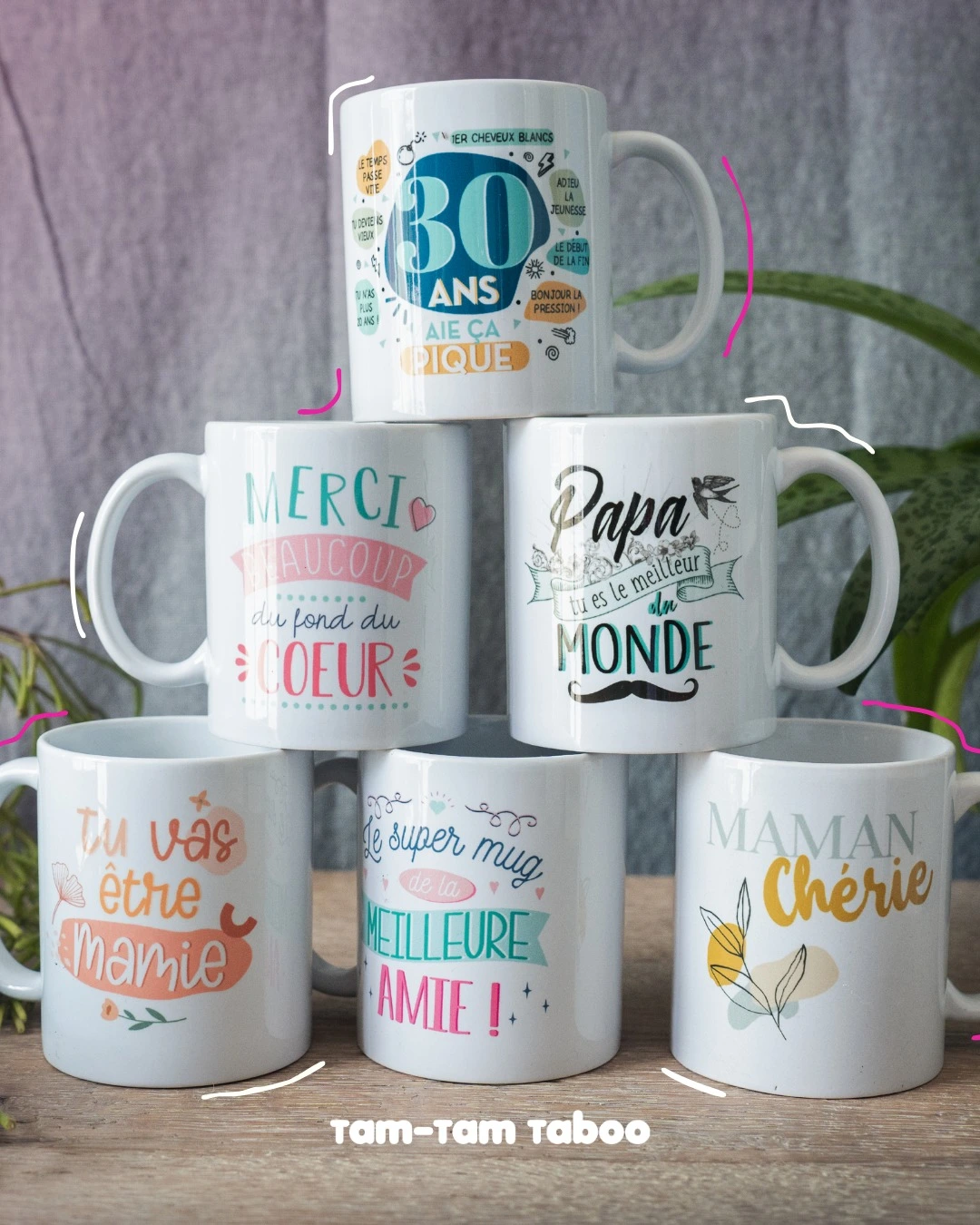 ☕ Des mugs pleins d’amour pour chaque occasion 💛