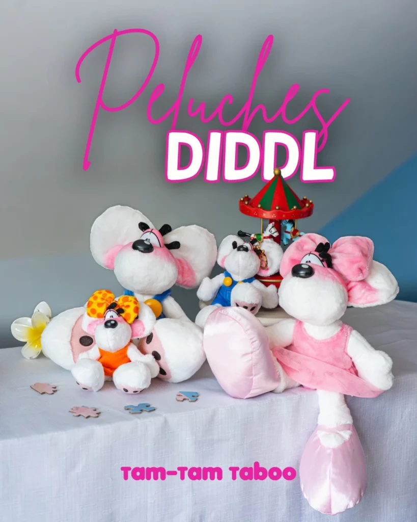 🐭💗 Le retour tout doux des peluches Diddl✨
