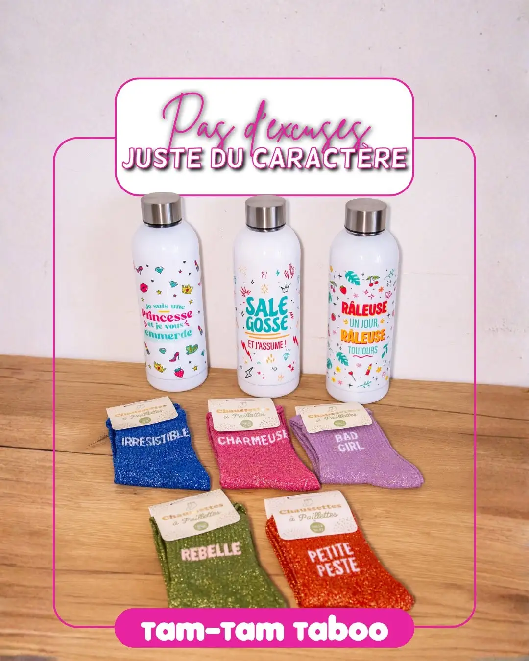 😏 Des accessoires qui ont du caractère✨🧦